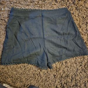 EVERYTHING MUST GO!! Express Black Lace-Trim Shorts / Size M / 3" Inseam / NWOT